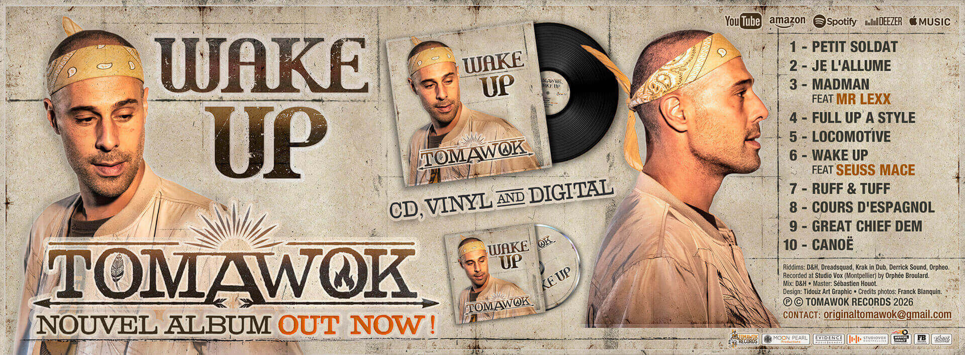 Banniere détails nouvel album Wake Up