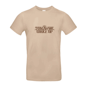 T-shirt Femme Original Tomawok - "Wake Up" (Sable & Chocolat)